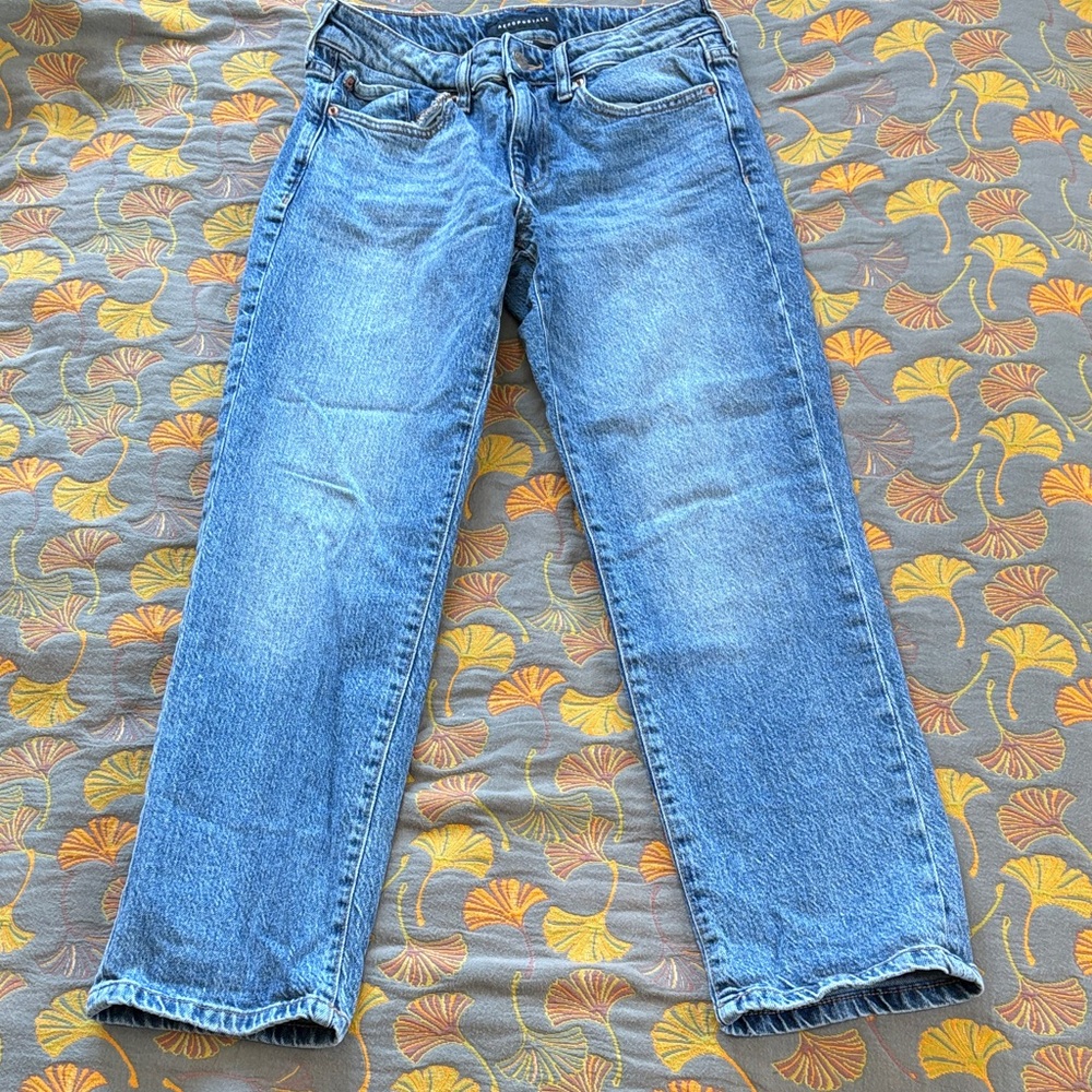 Aeropostale Mid Rise Ankle Straight Women's Jeans